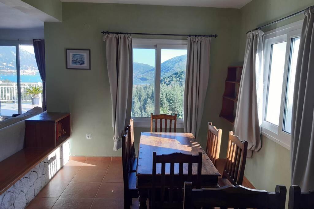 Villa Sunrise With Stunning Views And Private Pool Katokhorion  Luaran gambar